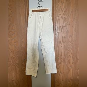 Pacsun John Galt Women’s Off White Low Rise Utility Pants Size Medium